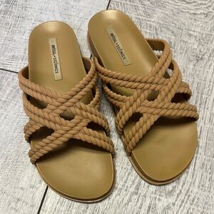 Melissa Tan Rope-Style Sandals